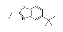 5-(叔丁基)-2-乙基苯并噁唑结构式