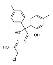 N'-(2-chloroacetyl)-2-hydroxy-2,2-bis(4-methylphenyl)acetohydrazide Structure