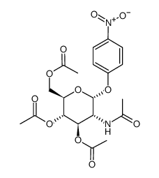4-硝基苯基-2-乙酰氨基-3,4,6-O-三乙酰基-2-脱氧-α-D-吡喃葡糖糖苷图片
