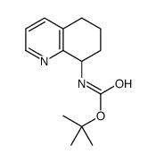 (5,6,7,8-四氢-喹啉-8-基)-氨基甲酸叔丁酯结构式