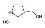 (S)-吡咯烷-3-基甲醇盐酸盐结构式