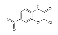 2-chloro-7-nitro-2H-benzo[b][1,4]oxazin-3(4H)-one Structure