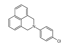 2-(4-chlorophenyl)-2,3-dihydro-1H-benz[d,e]isoquinoline Structure