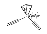 {Cp(CO)2FeGeMe2GeMe3}结构式