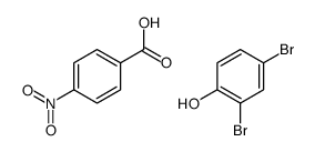 2,4-dibromophenol,4-nitrobenzoic acid Structure
