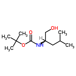 Boc-D-亮氨醇结构式