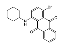 1-环己基氨基-4-溴蒽醌结构式