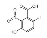 3-hydroxy-6-iodo-2-nitrobenzoic acid结构式