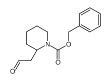 (S)-2-(2-氧代乙基)-1-哌啶羧酸苯基甲酯结构式