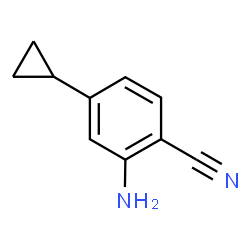 2-氨基-4-环丙基苯甲腈结构式