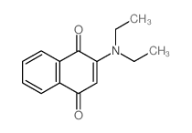 1,4-Naphthalenedione,2-(diethylamino)-结构式