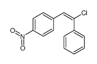 1-(2-chloro-2-phenylethenyl)-4-nitrobenzene结构式