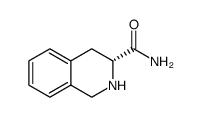 (R)-1,2,3,4-四氢异喹啉-3-羧酰胺结构式