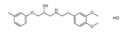 bevantolol hydrochloride结构式