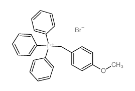 (4-甲氧基苄基)(三苯基)溴化膦结构式