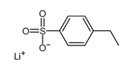 lithium p-ethylbenzenesulphonate structure