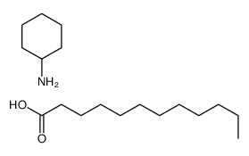lauric acid, compound with cyclohexylamine (1:1) structure