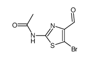 N-(5-溴-4-甲酰基-1,3-噻唑-2-基)乙酰胺结构式