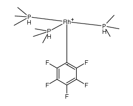 (perfluorophenyl)tris(trimethyl-l5-phosphanyl)rhodium(VI) hydride结构式