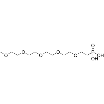 m-PEG5-phosphonic acid结构式