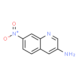 7-硝基喹啉-3-胺结构式