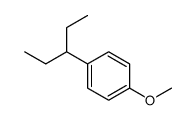 1-methoxy-4-pentan-3-ylbenzene结构式