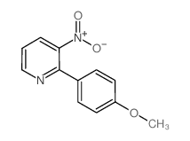 2-(4-Methoxyphenyl)-3-nitropyridine结构式