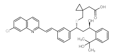 21(R)-Hydroxy Montelukast Structure