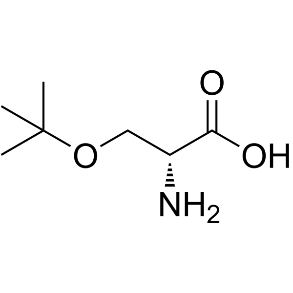 O-叔丁基-D-丝氨酸结构式