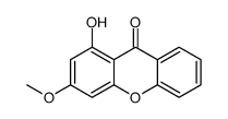 1-hydroxy-3-methoxyxanthen-9-one结构式