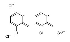 dichloro-bis[(2-chlorophenyl)methyl]stannane Structure