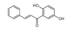 1-(2,5-dihydroxyphenyl)-3-phenylprop-2-en-1-one结构式