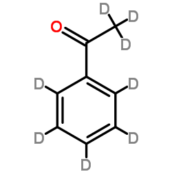 苯乙酮-d8结构式