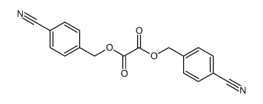 Oxalsaeure-bis-(p-cyan-benzylester) Structure