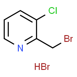 2-(溴甲基)-3-氯吡啶氢溴酸盐结构式