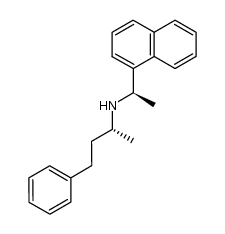 (2R,1'R)-[1'-(1-naphthyl)ethyl]-4-phenyl-2-butylamine结构式