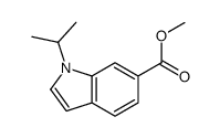 1-异丙基-1H-吲哚-6-羧酸甲酯结构式