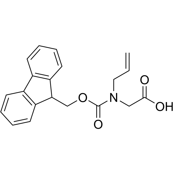 Fmoc-N-(allyl)-glycine结构式