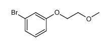 1-bromo-3-(2-methoxy-ethoxy)-benzene结构式
