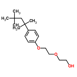 4-tert-Octylphenol diethoxylate结构式