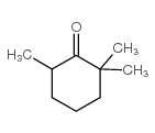 2,2,6-trimethylcyclohexanone Structure