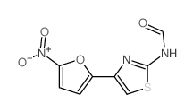 Formamide,N-[4-(5-nitro-2-furanyl)-2-thiazolyl]-结构式