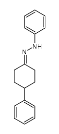 4-Phenylcyclohexanone N-phenylhydrazone Structure