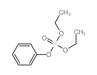 Phosphoric acid,diethyl phenyl ester Structure