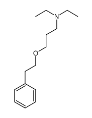 N,N-Diethyl-3-(phenethyloxy)propylamine Structure