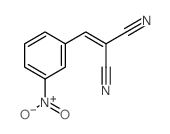 Propanedinitrile,2-[(3-nitrophenyl)methylene]- Structure
