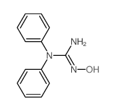 Guanidine,N'-hydroxy-N,N-diphenyl- Structure