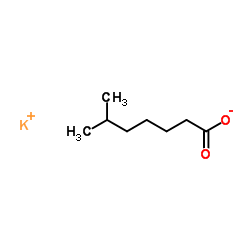 Potassium 6-methylheptanoate Structure