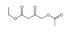 ethyl 4-acetoxy-3-oxobutanoate Structure