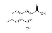 4-hydroxy-6-methyl-quinoline-2-carboxylic acid结构式